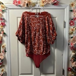 Like New Free People Bodysuit size XL